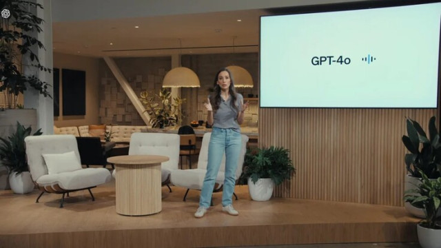 OpenAi Chief Technology Officer Mira Murati introduced the company's product upgrades on stage and in a live-stream presentation on Monday